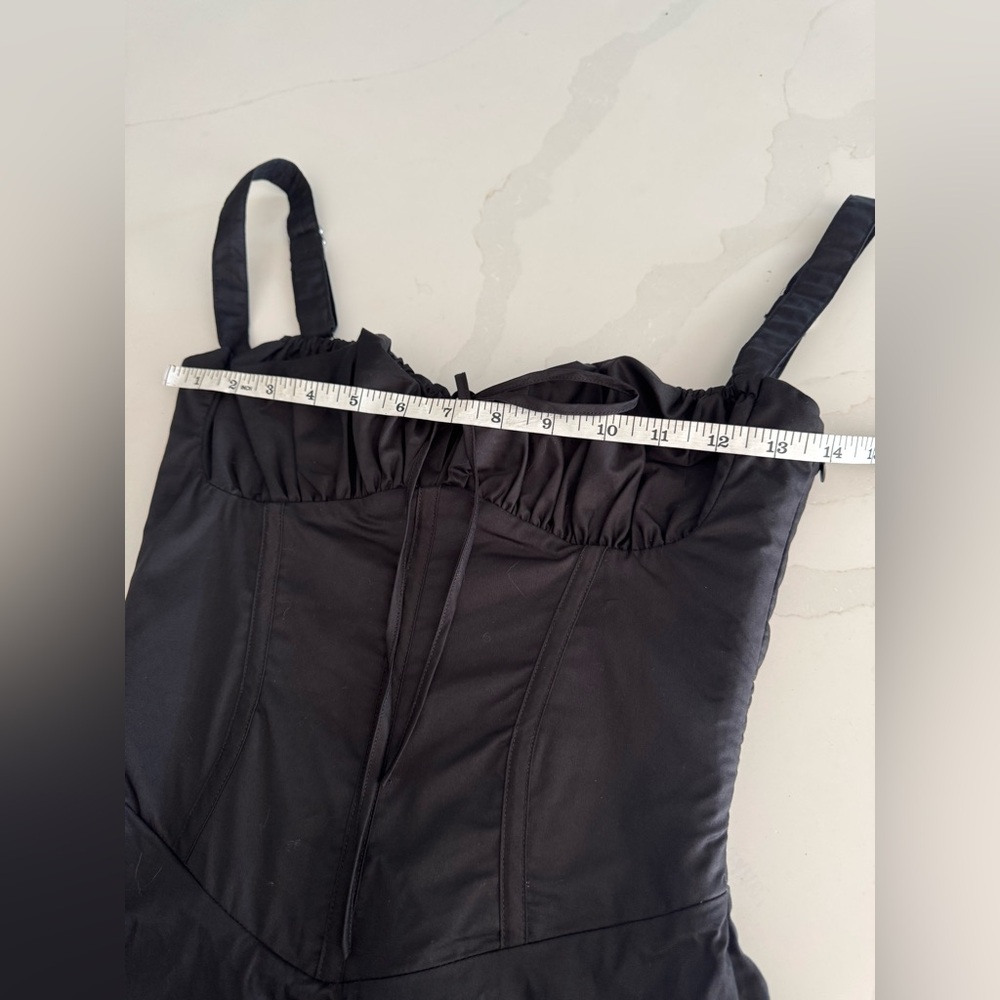 House of CB Carlotta Black Corset Mini Dress Sz XS (Plus Cup D-E) NWT - Picture 9 of 11